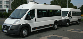 17-Sitzer Fiat Ducato Schulbusse der Firma JOYRIDE in Groß Mackenstedt bei Bremen